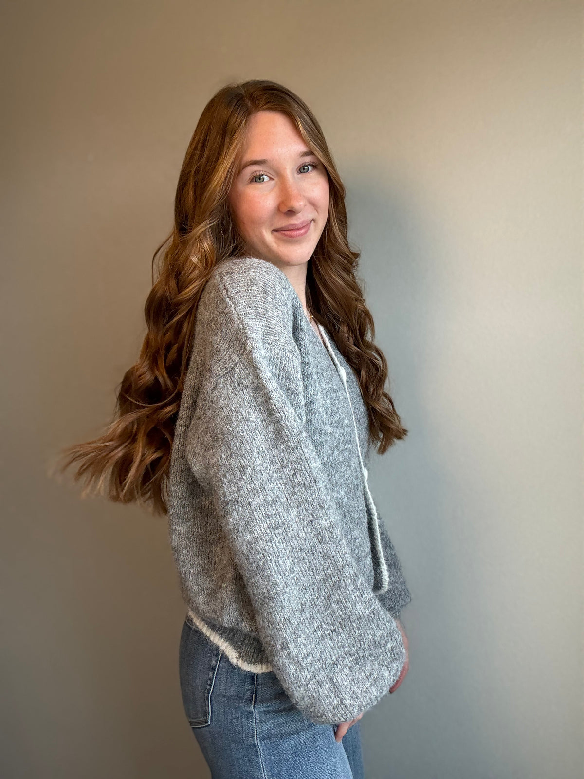 Sutton Knit Cardigan - Grey