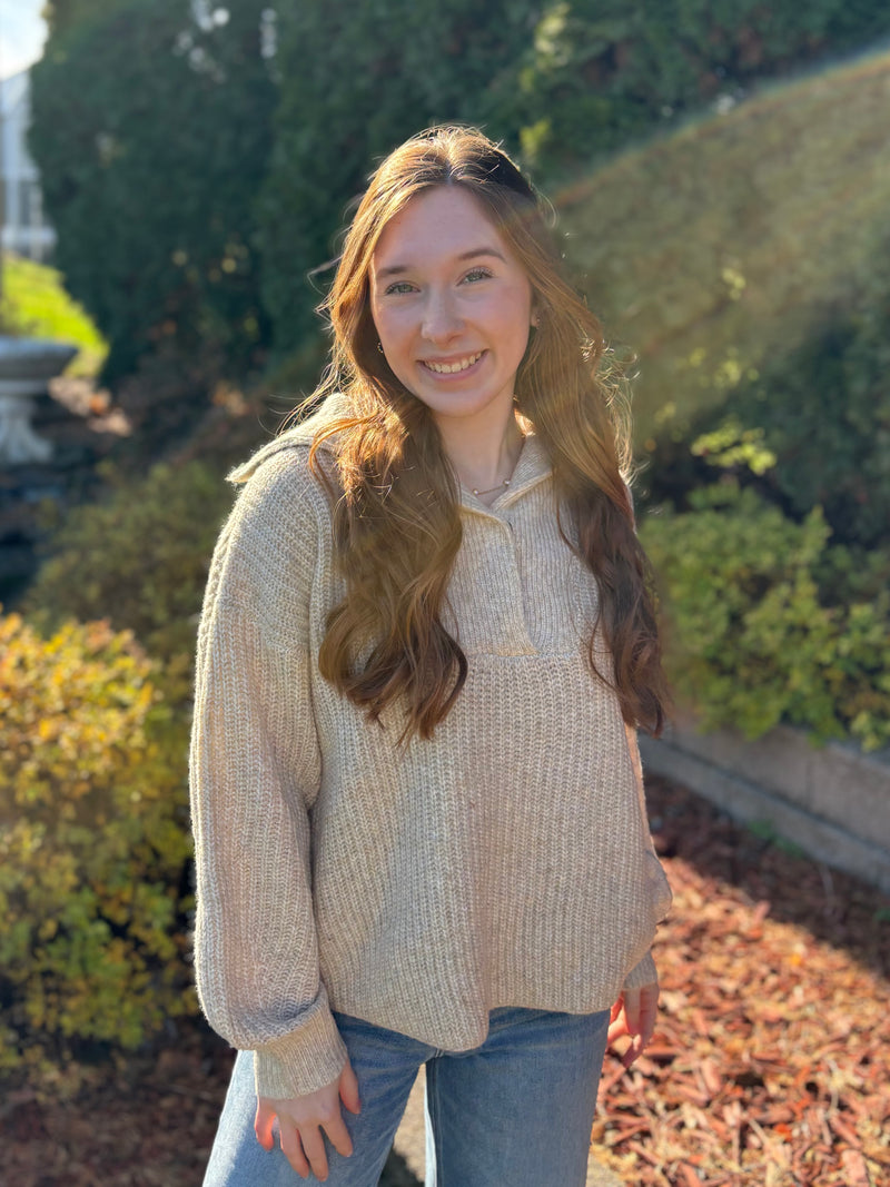 Scarlet Knit Sweater