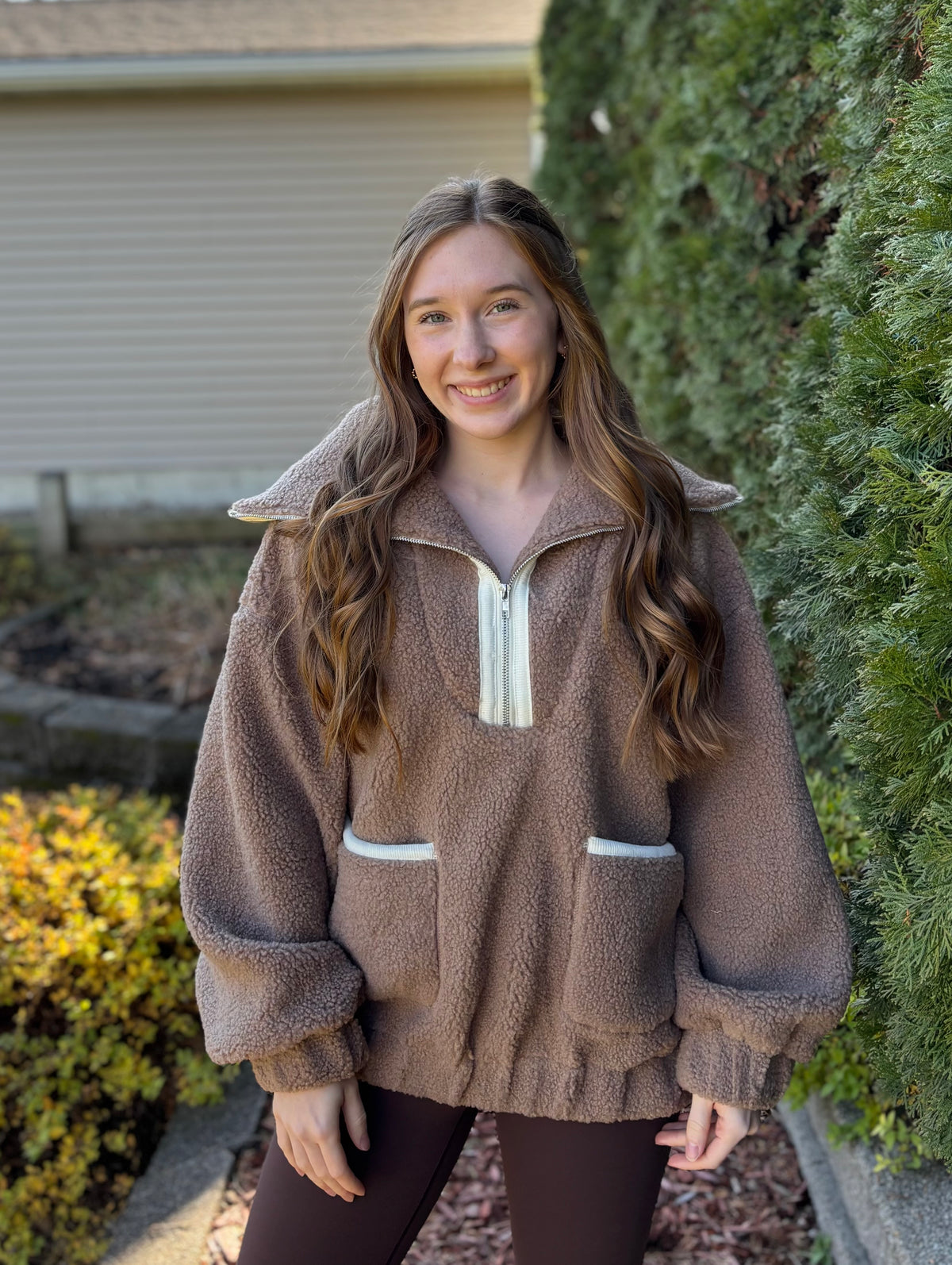 Teddy Bear Sherpa Pullover