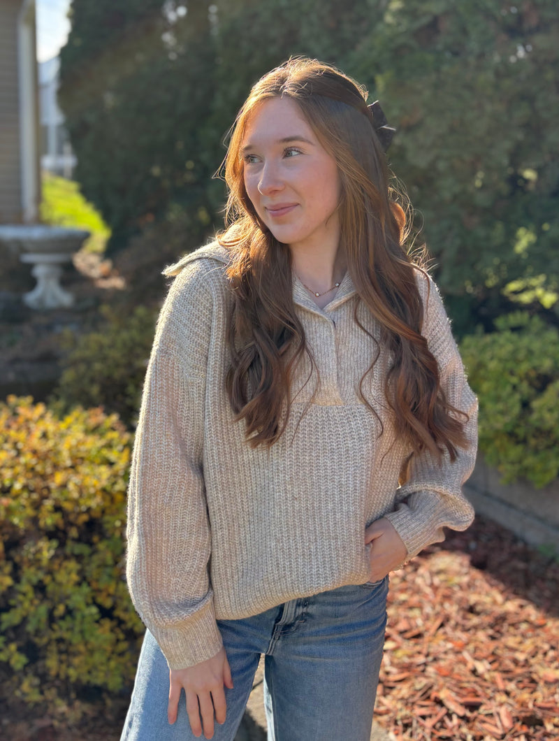 Scarlet Knit Sweater