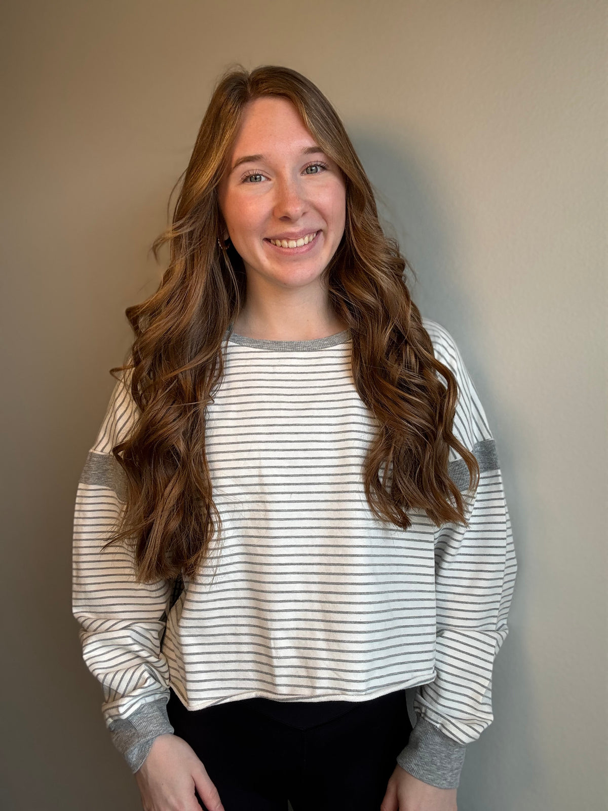 The Jorryn Striped Cutout