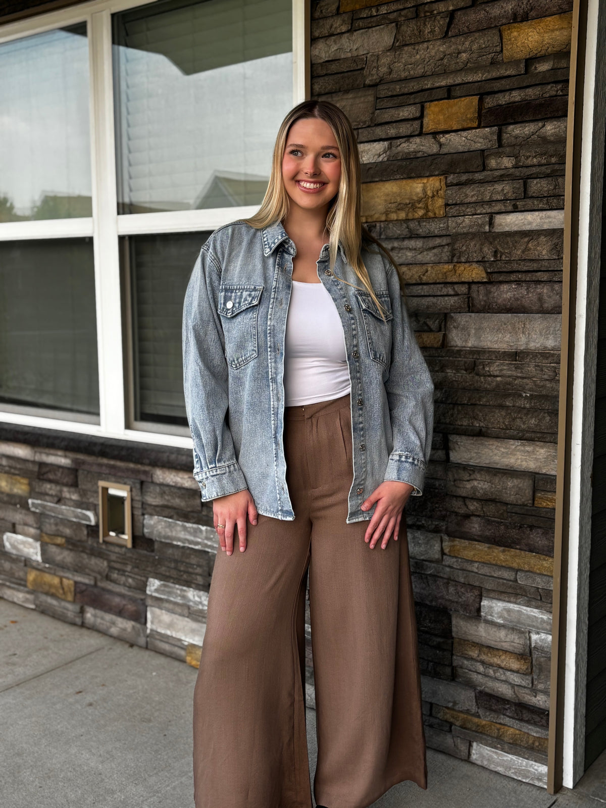 Driftwood Wide Leg Pant