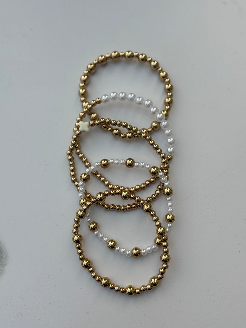 Pearl & Gold Harmony Bracelet