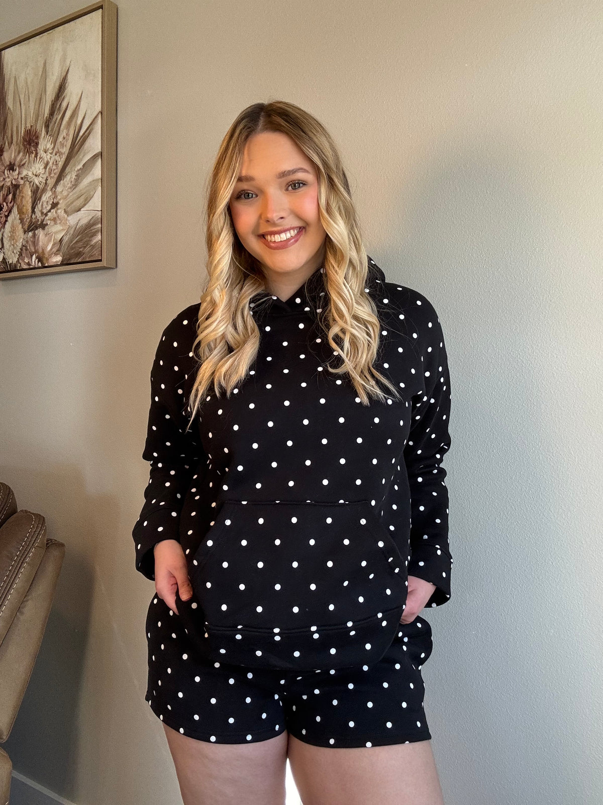 Polka Dot Sweat Set