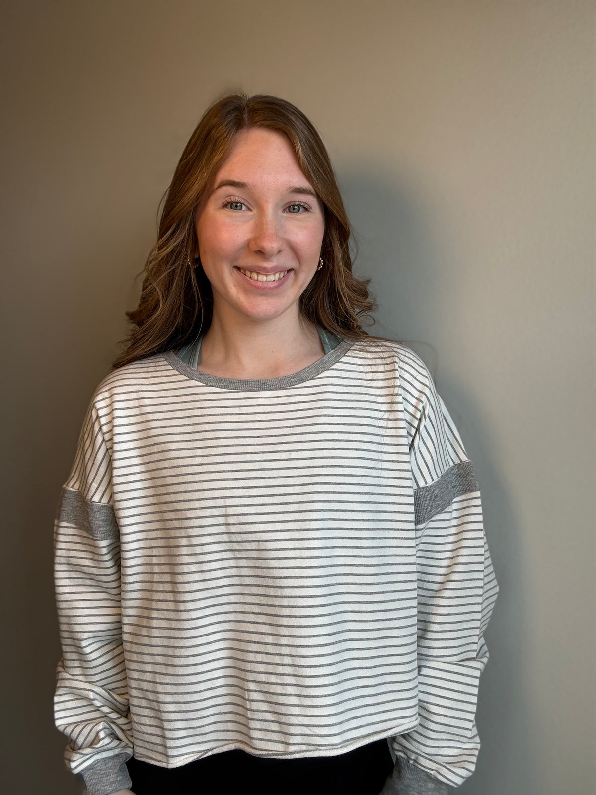 The Jorryn Striped Cutout