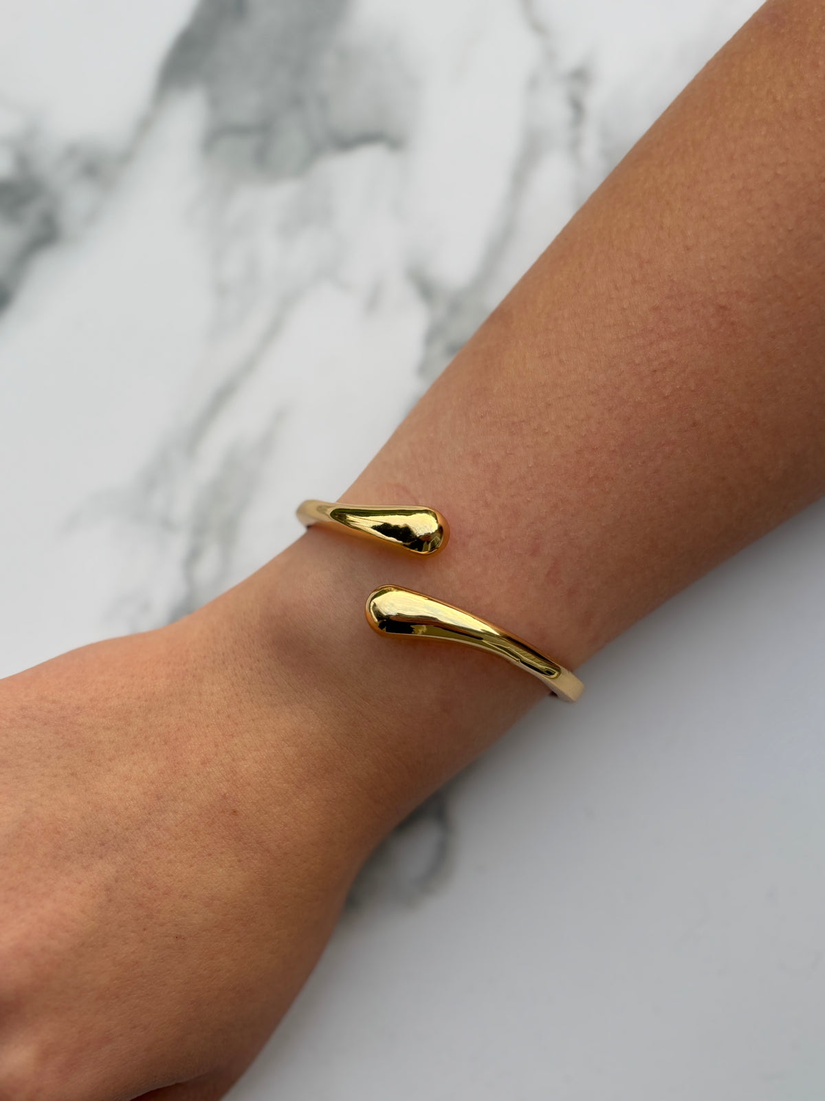 Teardrop Cuff Bangle