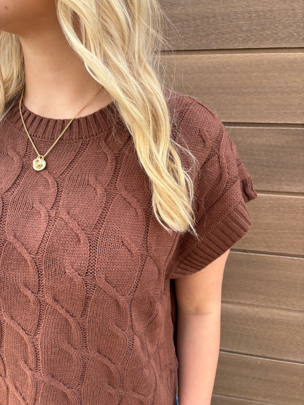 Maplewood Sweater Vest - Chestnut