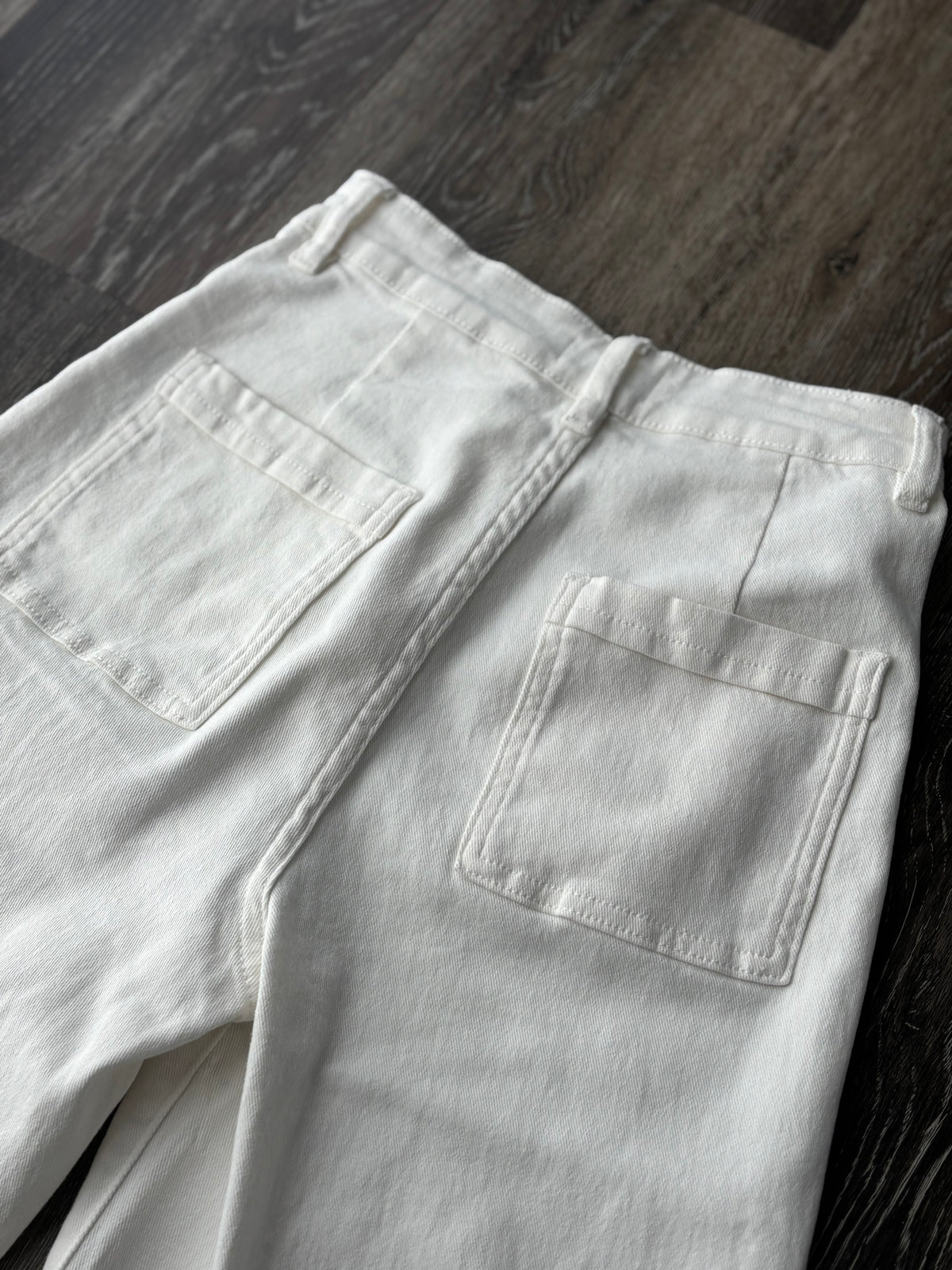 White Denim Wide Leg