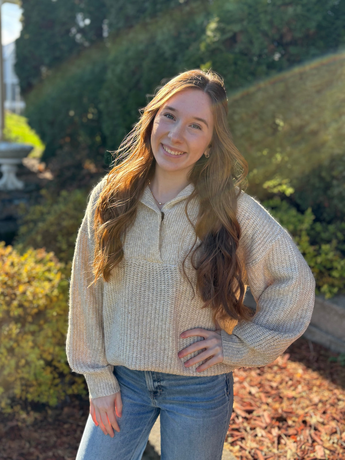 Scarlet Knit Sweater