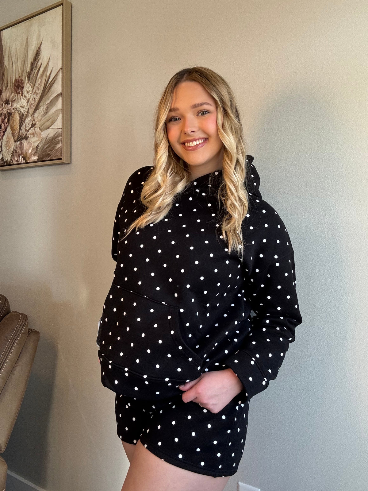 Polka Dot Sweat Set