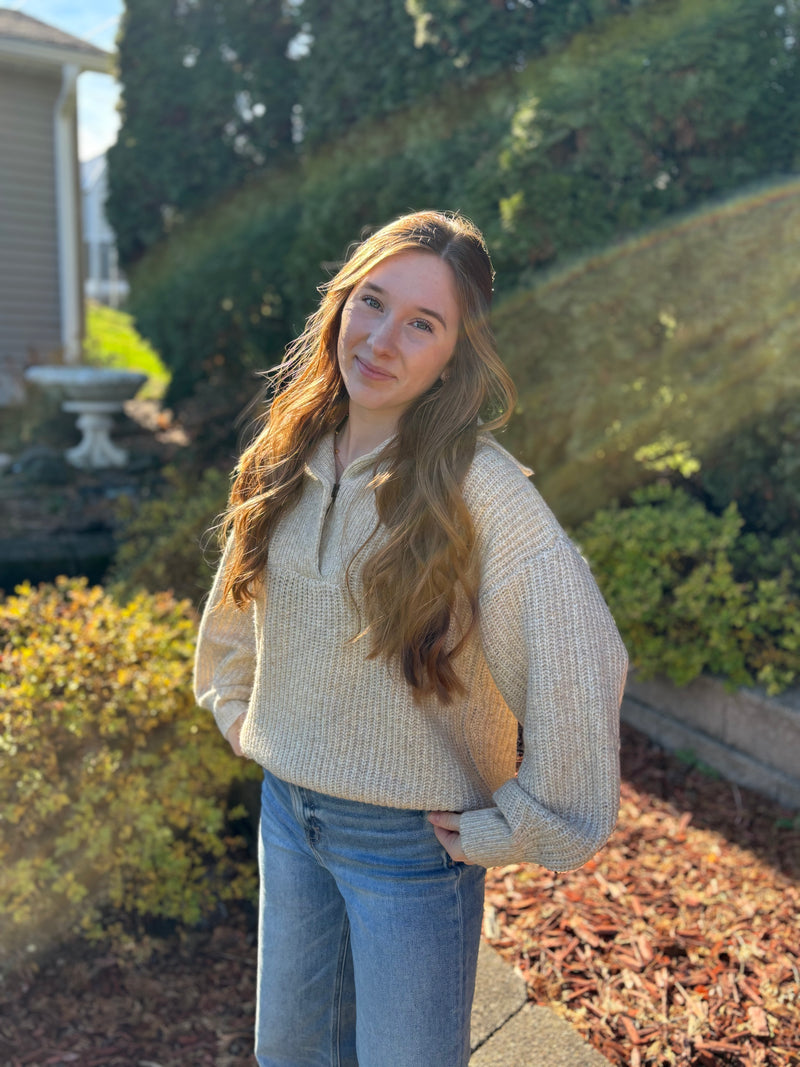 Scarlet Knit Sweater