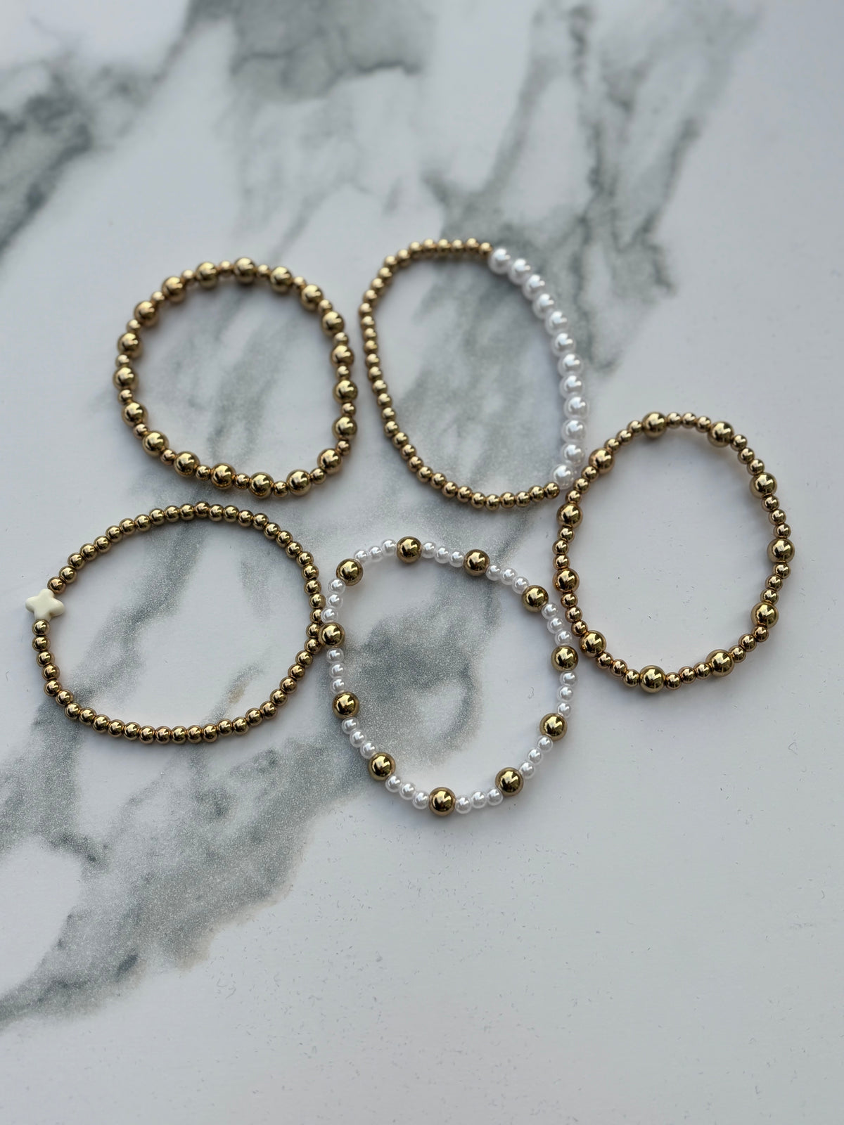 Pearl & Gold Harmony Bracelet