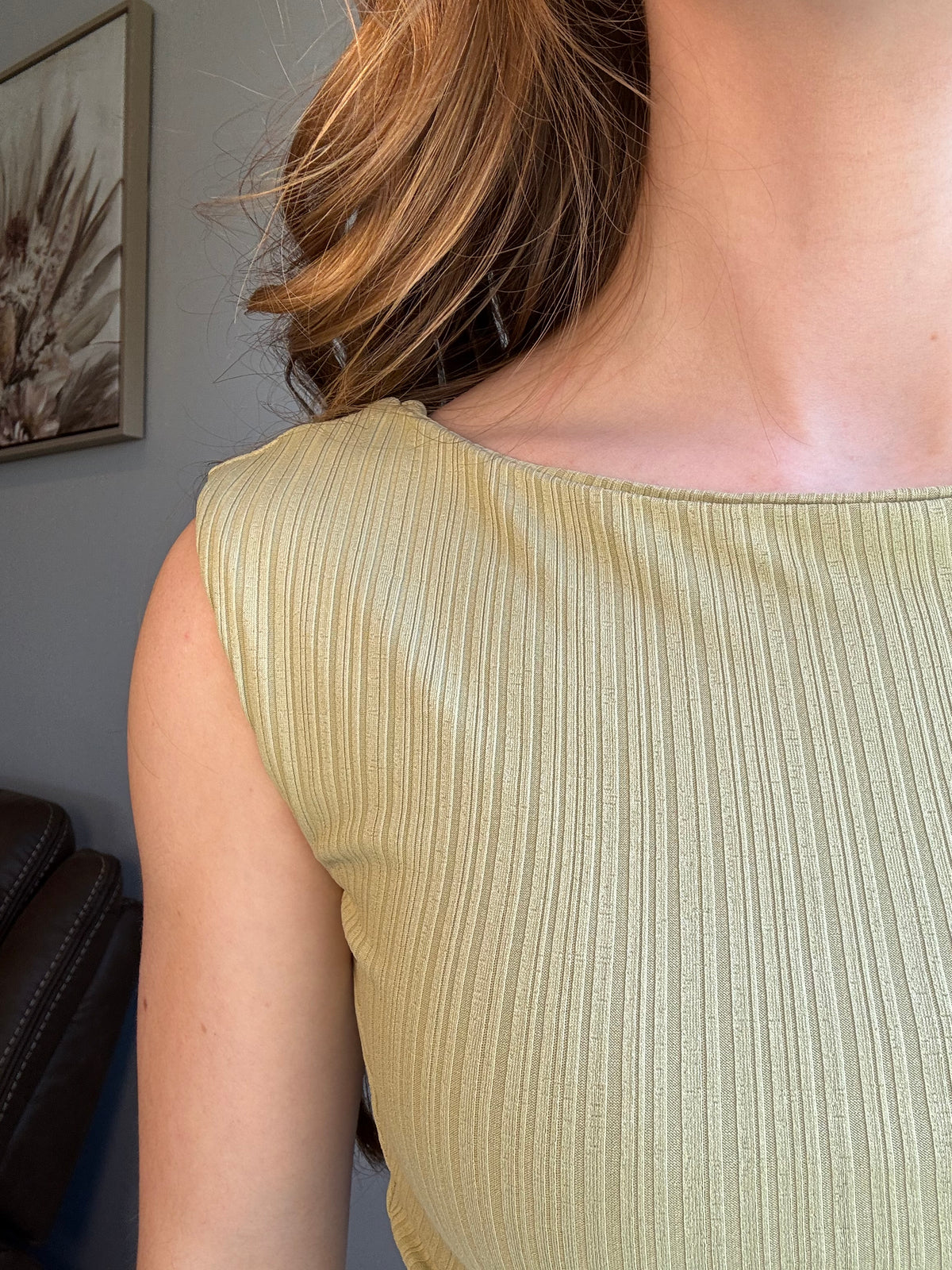 Coastal Drift Tank - Olive
