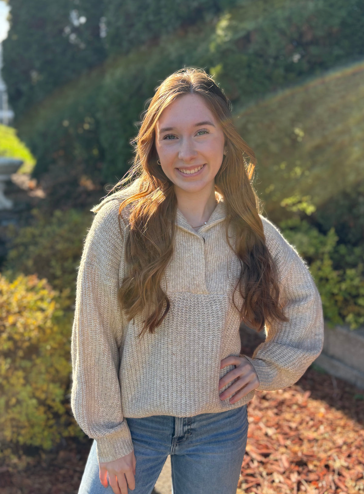 Scarlet Knit Sweater