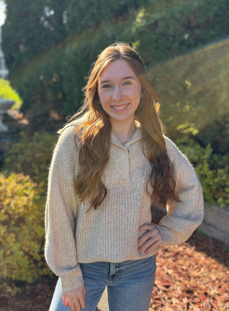 Scarlet Knit Sweater