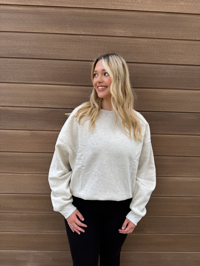Everyday Crewneck - Heather Gray