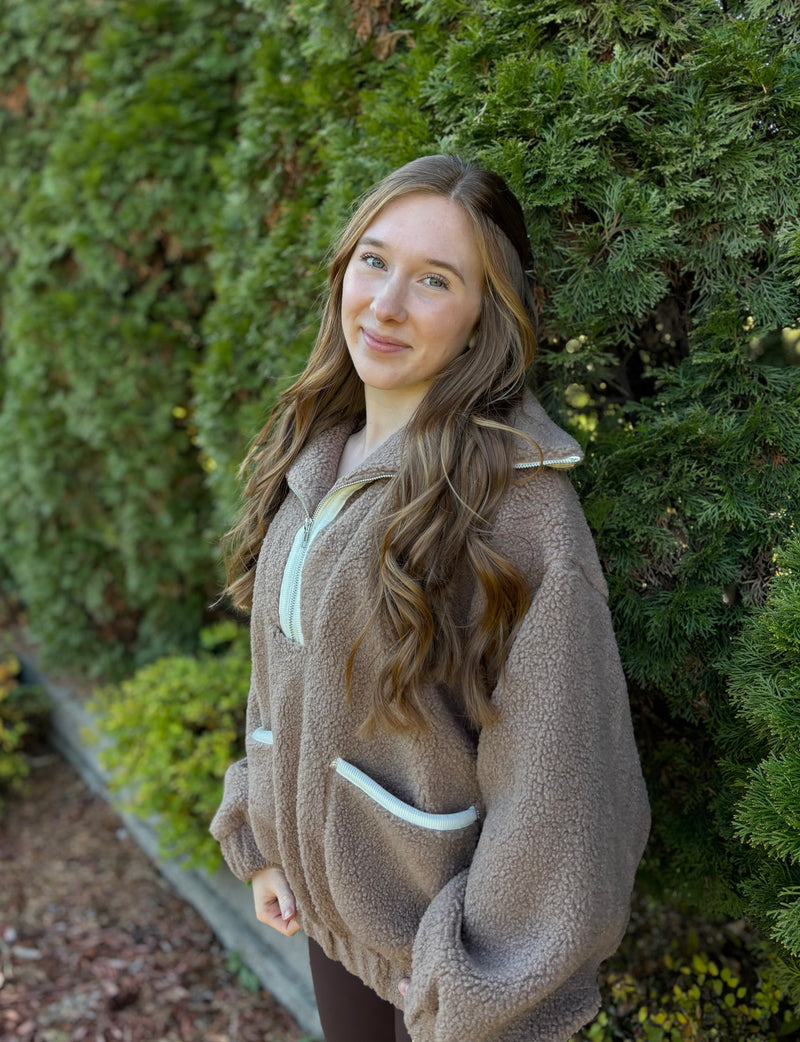 Teddy Bear Sherpa Pullover