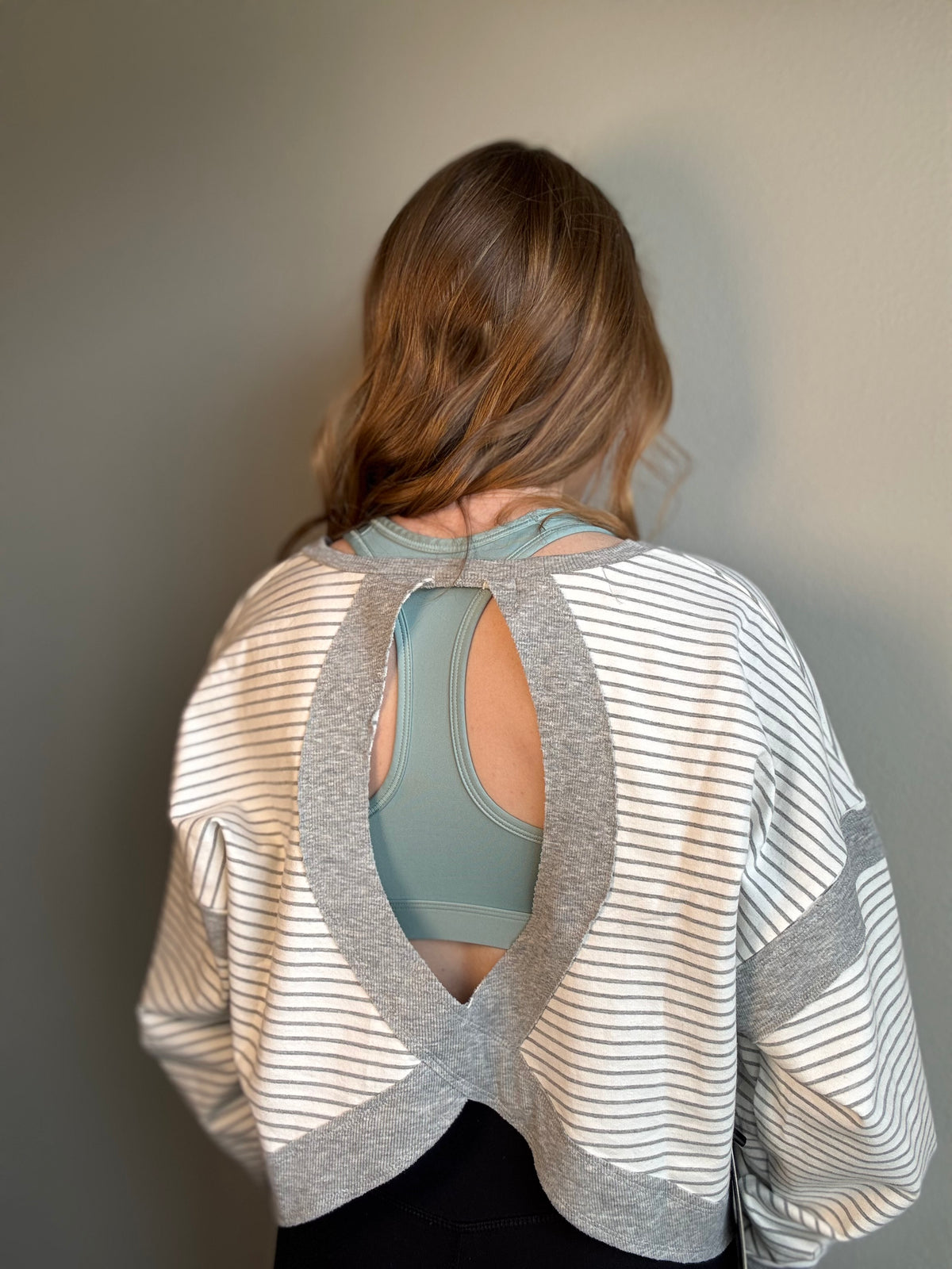 The Jorryn Striped Cutout