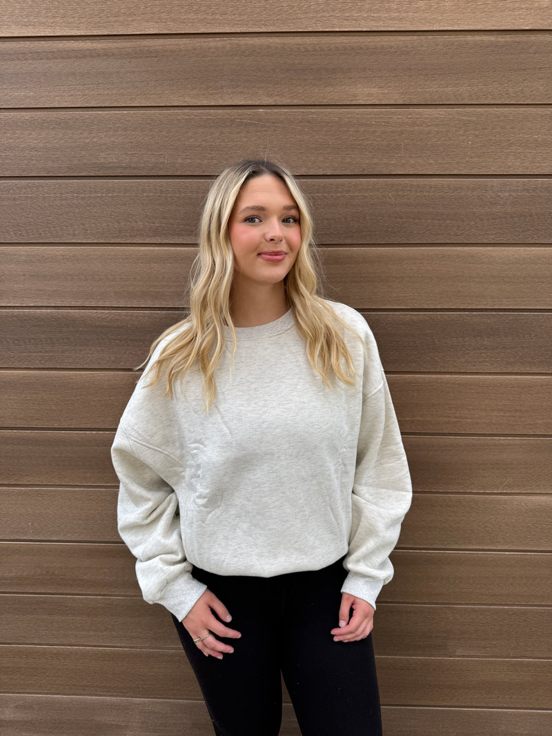 Everyday Crewneck - Heather Gray